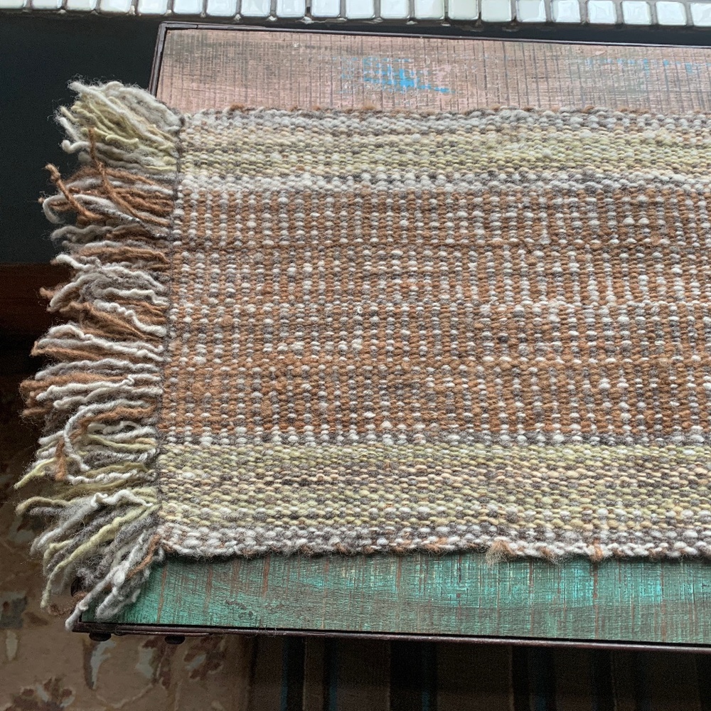 New handmade Chilean table runner.